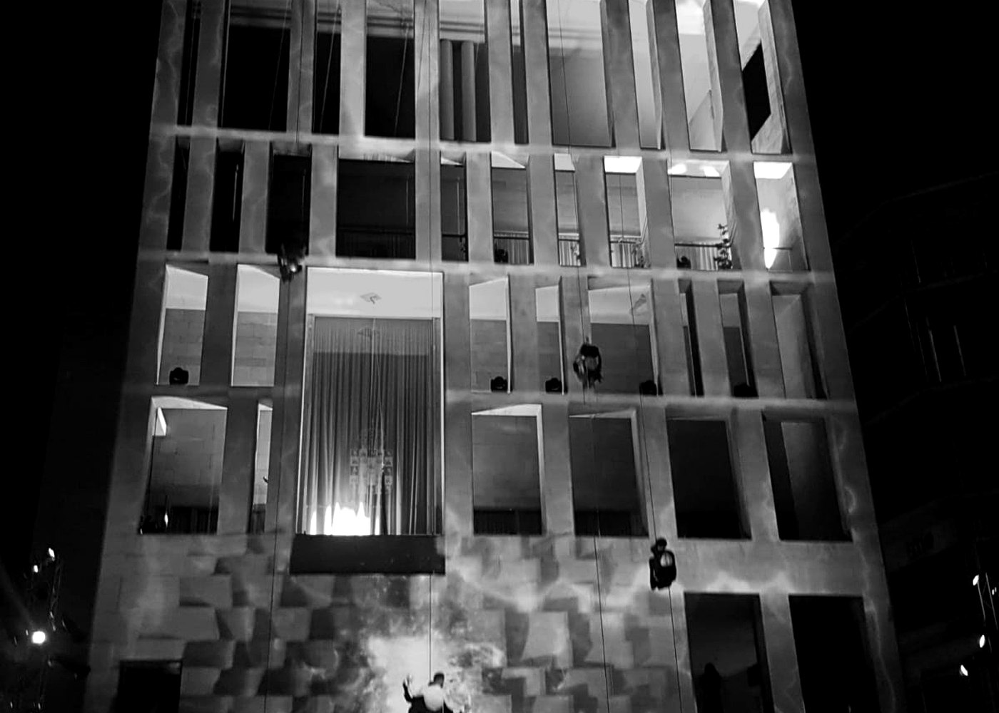 Videomapping sobre una fachada en Murcia